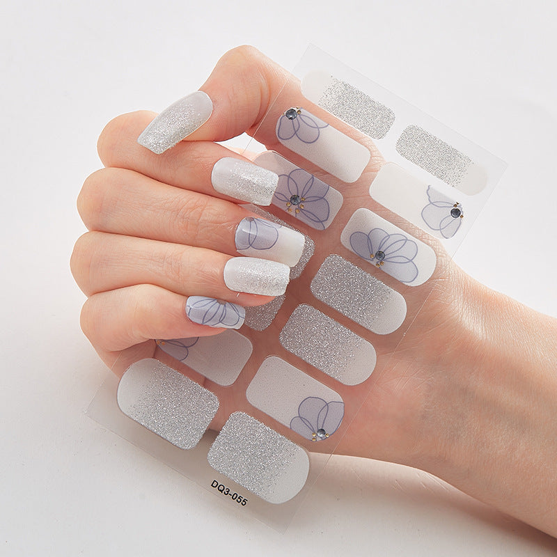 Laser Nail Polish Film Fashion Nail Stickers