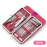 Nail manicure tool kit combo set