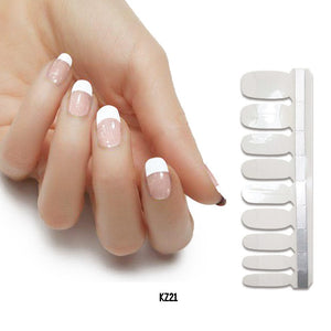 Pearl gloss nail polish film nail sticker