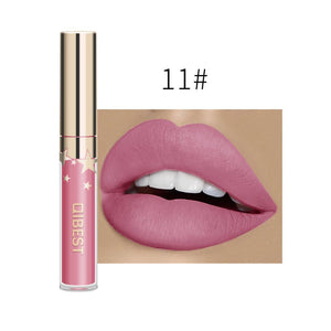 QIBEST matte matte non-stick cup lip gloss