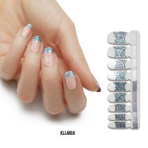 Pearl gloss nail polish film nail sticker