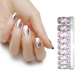 Pearl gloss nail polish film nail sticker