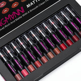 12 Non-stick Cup Matte Lipstick Set Lip Gloss