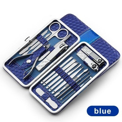 Nail manicure tool kit combo set