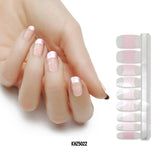 Pearl gloss nail polish film nail sticker