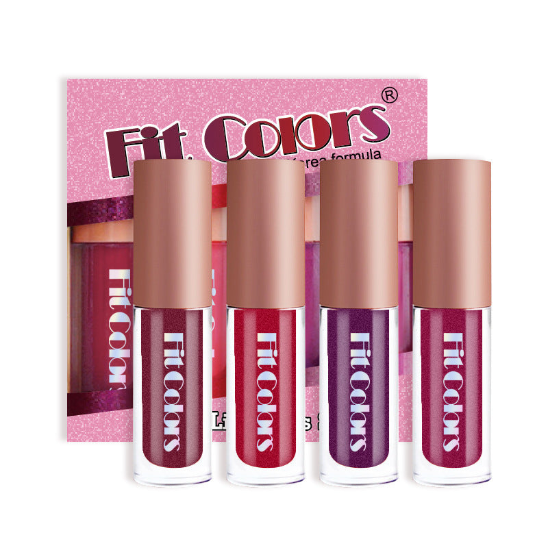 Metallic Non-stick Cup Pearlescent Diamond Lip Gloss