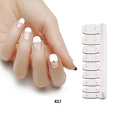 Pearl gloss nail polish film nail sticker