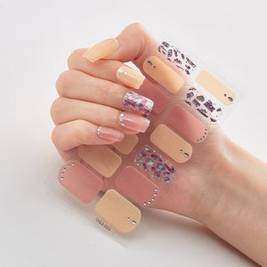 Laser Nail Polish Film Fashion Nail Stickers