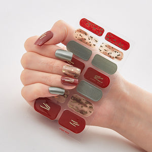 Laser Nail Polish Film Fashion Nail Stickers