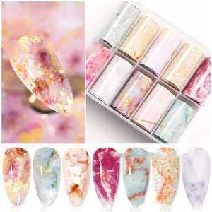 New Nail Art Star Transfer Paper Set Nail Sticker