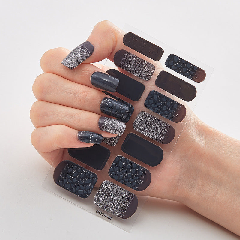 Laser Nail Polish Film Fashion Nail Stickers