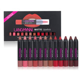 12 Non-stick Cup Matte Lipstick Set Lip Gloss