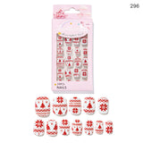 Christmas Cute Children Nails 24 Pieces Wearable